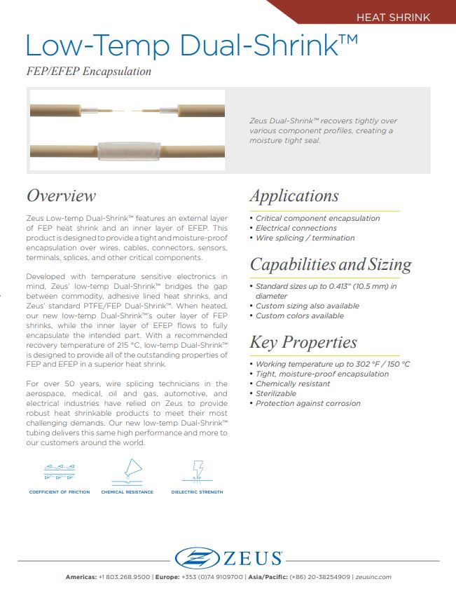 Low Temp Dual Shrink