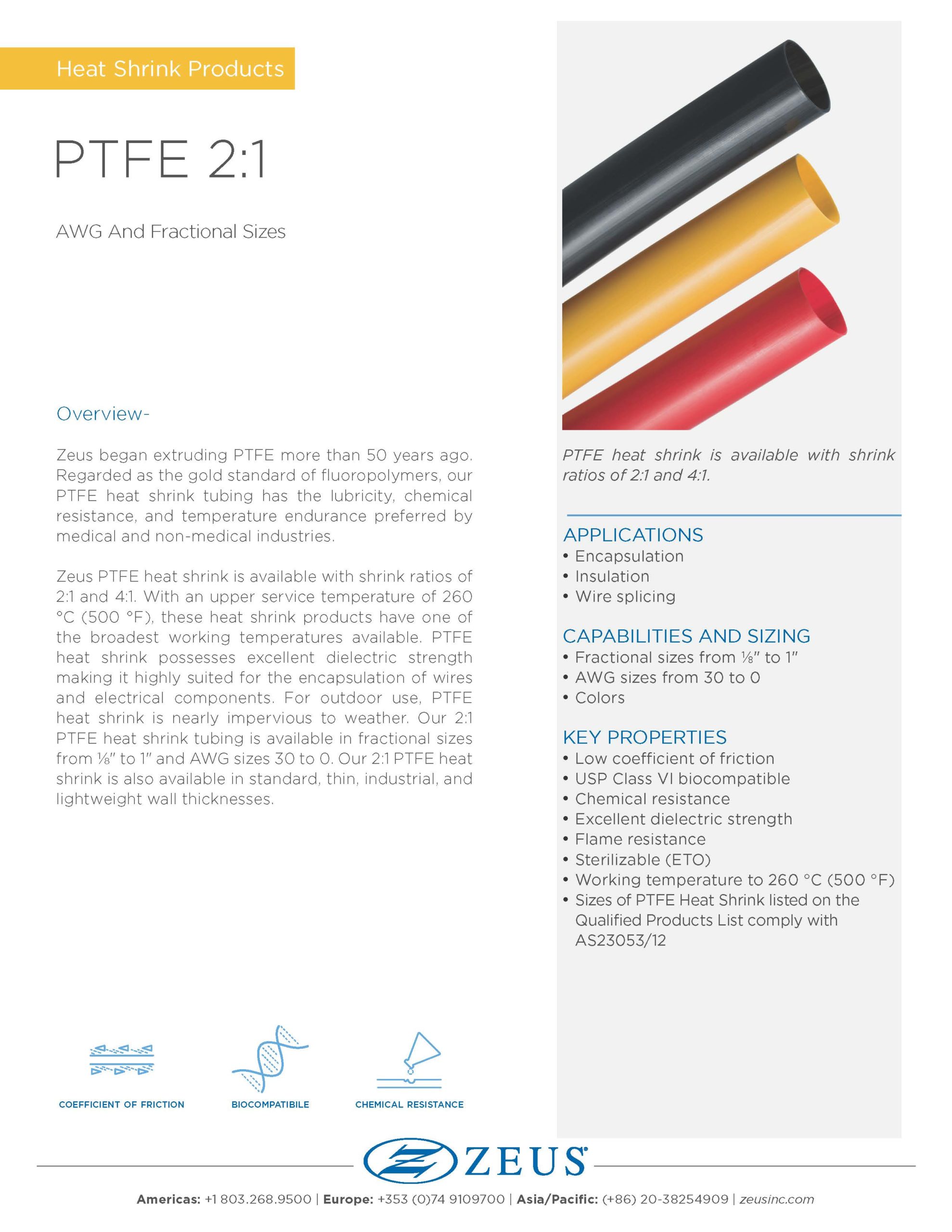 PTFE 21 Heat Shrink