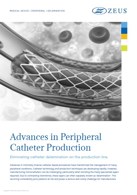 Advances in Peripheral Catheter Production